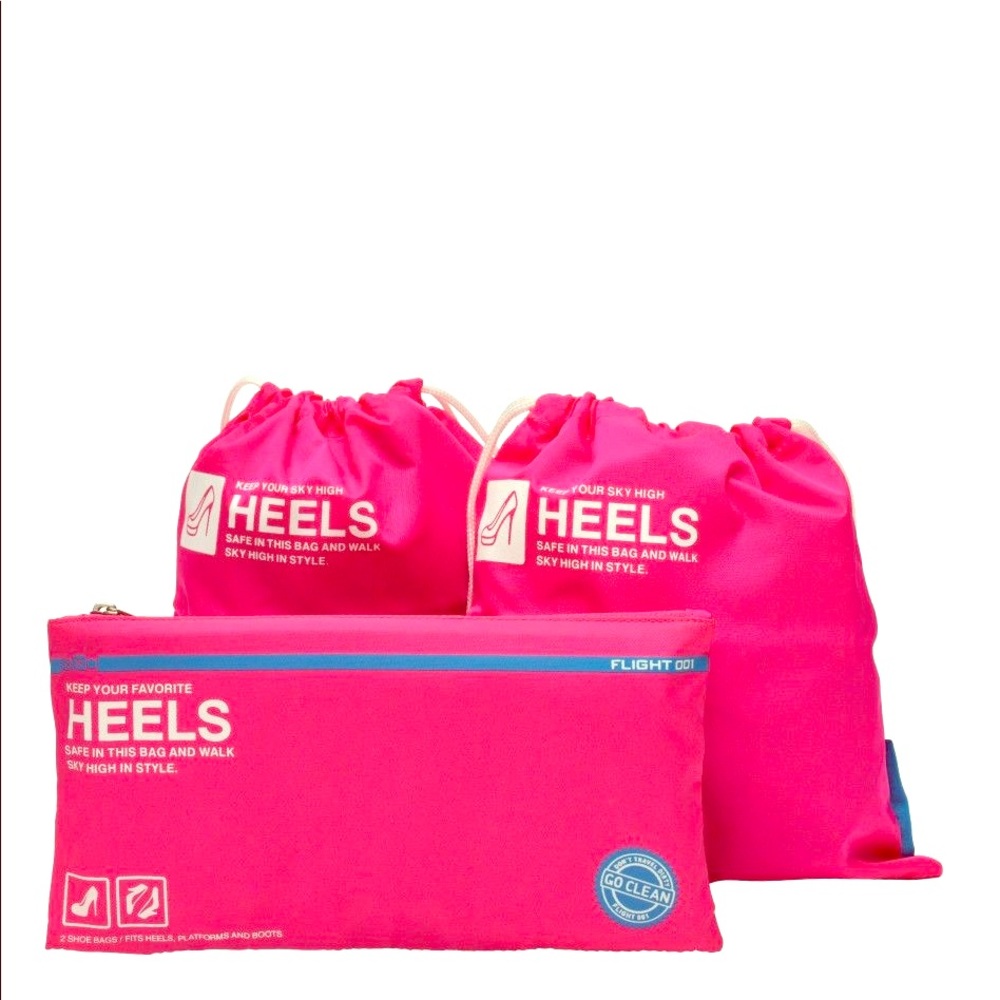 BNWT Flight 001 Hot Pink Heel Bags
